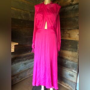 New never worn Farm Rio pink dress